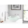 Anzzi Magician Deco-Glass Vessel Sink in Lustrous Frosted LS-AZ8127